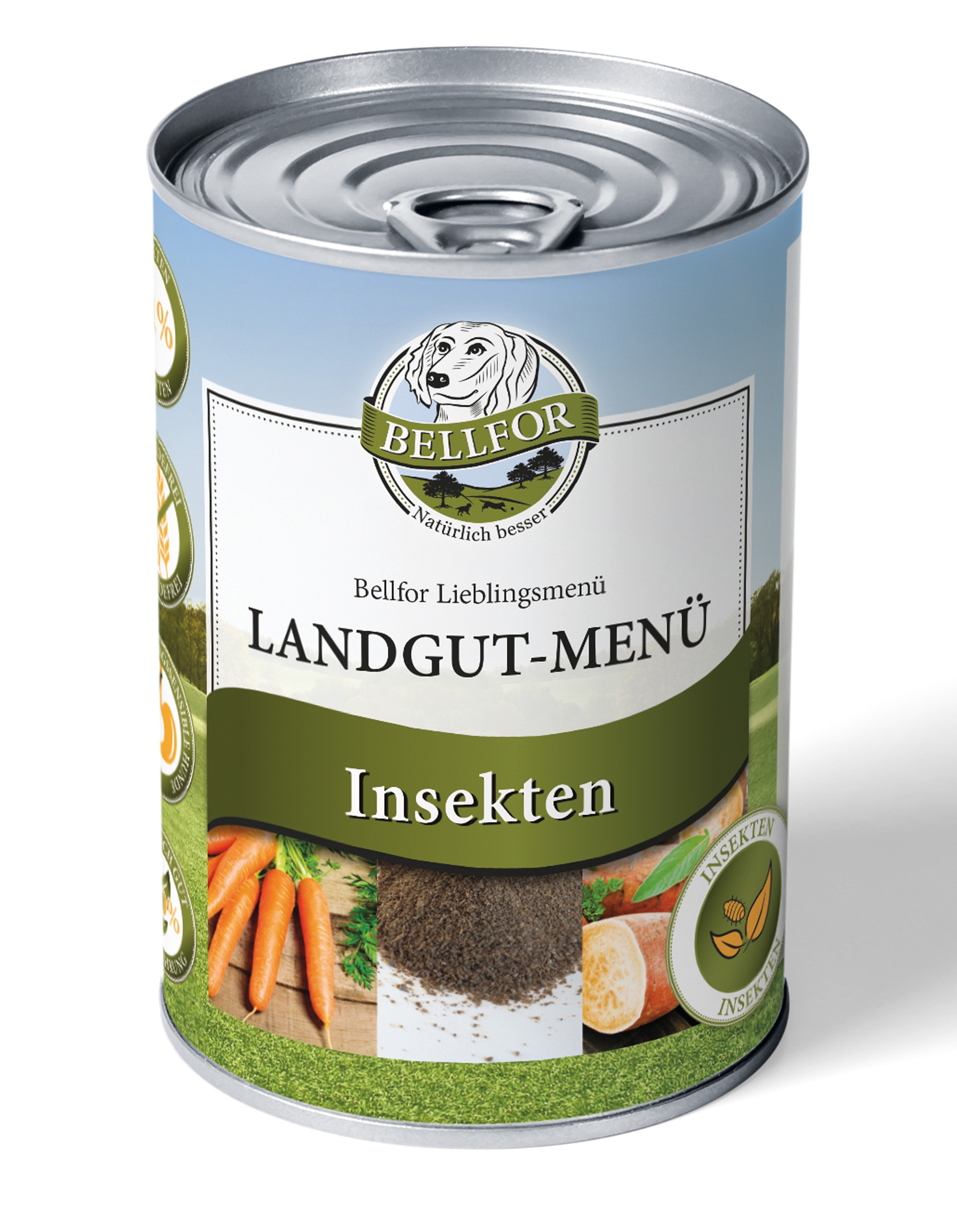 Hypoalergenní mokré krmivo s hmyzem - Landgut-Menü - 400g